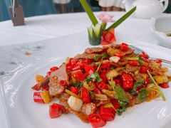 姜葱/野山椒炒牛肉-怀德酒楼·粤菜·海鲜·茶点(怀德万象汇店)