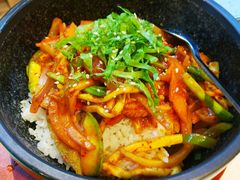 鱿鱼石锅拌饭-小鲜肉延边朝鲜族烤串(珠海店)