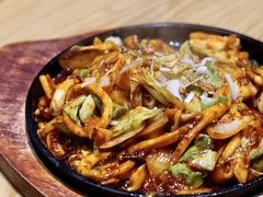 辣炒鱿鱼-全州豆芽汤饭
