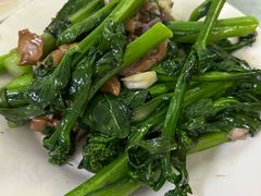 鸡杂炒菜心-同记鸡粥粉面店