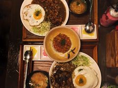 香醇肥牛卷秘制汉堡排黄米咖喱饭-金龙咖喱