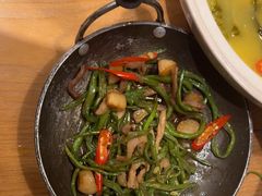 -海派美食·家宴海鲜青岛菜·石锅鲽鱼头(东方城店)