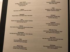 菜单-Le Bernardin