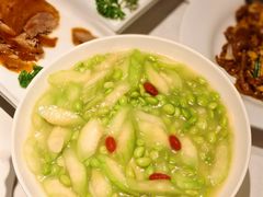 丝瓜烧毛豆-北平楼·烤鸭·北京菜(牡丹园店)