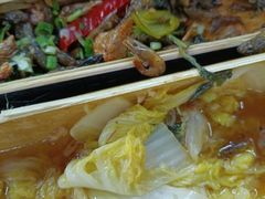 竹筒蒜香娃娃菜-丰依竹食·老牌竹筒饭
