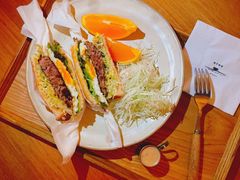 牛肉&猪肉蛋吐司-Ginko银子(青龙街店)