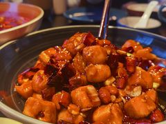 宫保豆腐配虾-华豫川酒家(双子塔店)