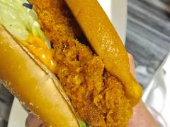 肯德基避风塘大虾鸡腿双层堡-肯德基(沧州高铁站店)
