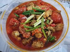 -贵州辣子鸡番茄鸡