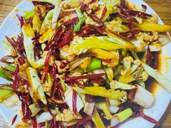 干煸菜花-百味地锅鸡(夹河西街店)