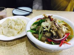 椒麻鸡配面-楼兰印象(朝外店)