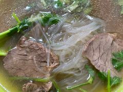 牛肉粉丝汤-胡记锅贴·沪上游子老鸭粉丝汤(太原路店)
