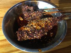 烤巴掌耗儿鱼-袁师傅烤肉(弹子石店)
