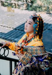 -后宫·古装汉服京剧儿童亲子全家福摄影