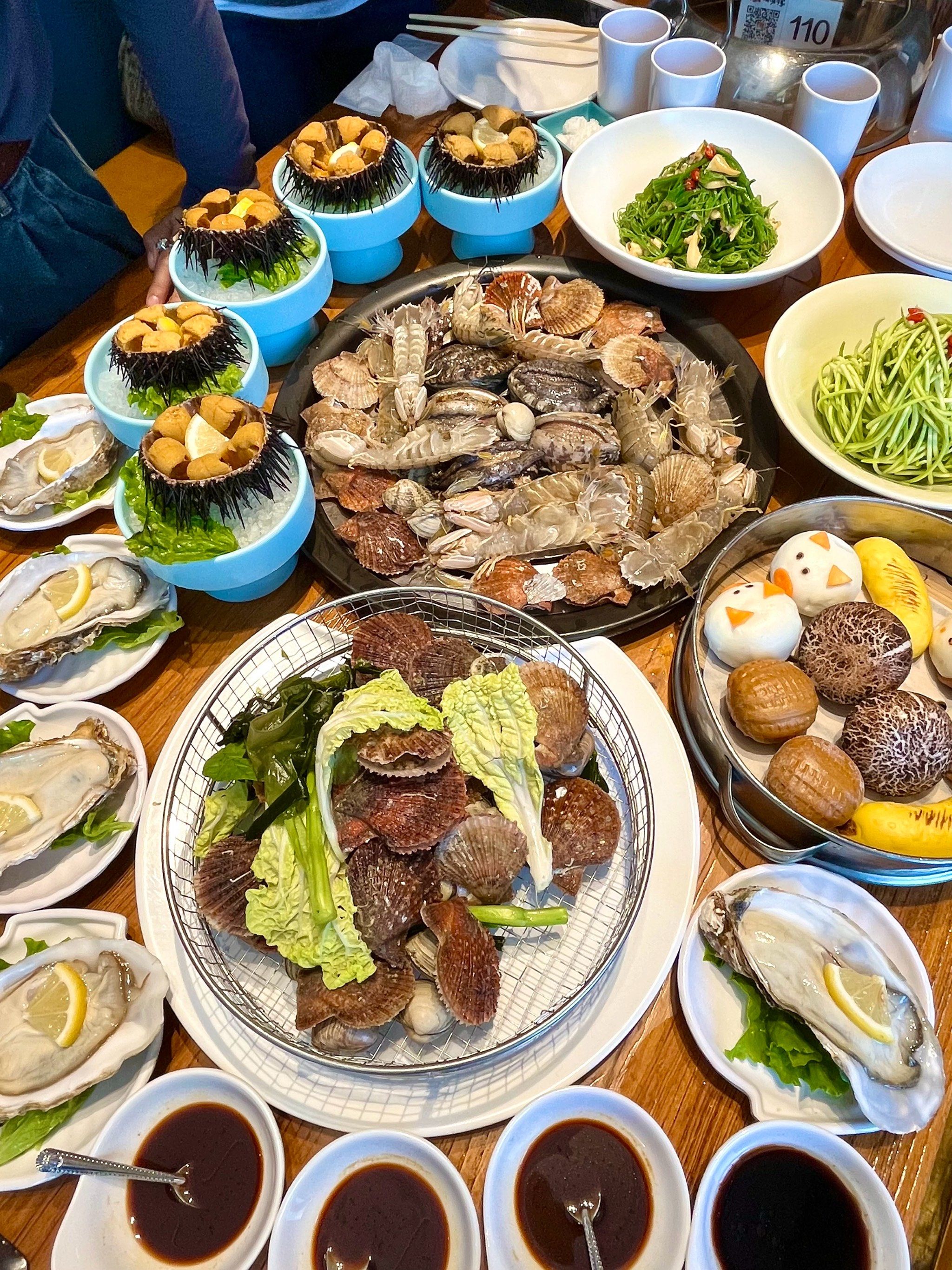 大连星海!这顿海鲜大餐给我整服了!