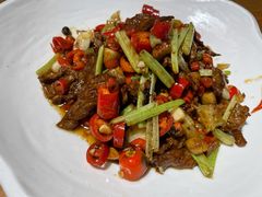 小炒黄牛肉-香鼎坊江西菜(国奥店)