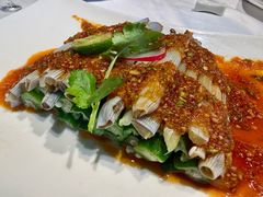 秋葵拌沙虫-黑明餐厅(白鹭洲店)