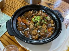 草菇炒鸡胗-杨厝六十六农庄农舍(杨厝路店)