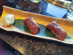 炙烤霜降牛肉握寿司-老乾杯和牛烧肉(王府中环店)
