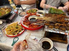-海盗船. 龙虾烧烤. 酒馆