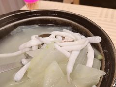 沙虫丝瓜汤-巫记鸡饭店