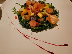 虎虾芒果芝麻菜沙拉-福楼法餐厅FLO