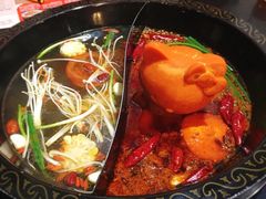 山珍松茸鸳鸯锅-渝大龙重庆火锅(温泉月亮湾店)