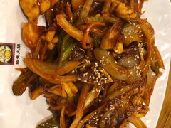 辣炒尤鱼须-喇喇排骨火锅·传统韩式脊骨汤(望京西园总店)