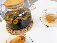 菊花茶-喵的天空名猫咖啡馆·撸猫·猫舍·用品
