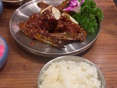 -明洞阿姨·韩式酱蟹烤肉·创意料理(三元桥店)