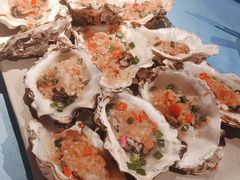 烤蒜茸中蚝-千岛蚝高压锅生蚝·人参火锅(白云万达店)