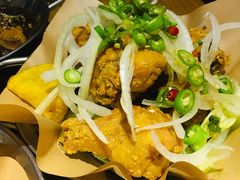 炸鸡翅一半一半-富乐满韩国正宗炸鸡韩国料理(虹泉路店)