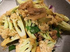 铁锅有机菜花-京味斋·北京烤鸭(北京南站洋桥店)