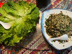 蚬肉生菜包饭-老崇左特色风味食馆