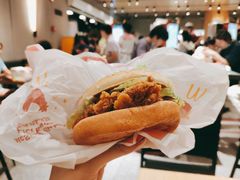 麦辣鸡腿堡套餐-麦当劳(中山公园龙之梦店)