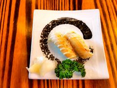 火炙焦糖三文鱼手握-坂吉屋·居酒屋深夜食堂(龙湖店)