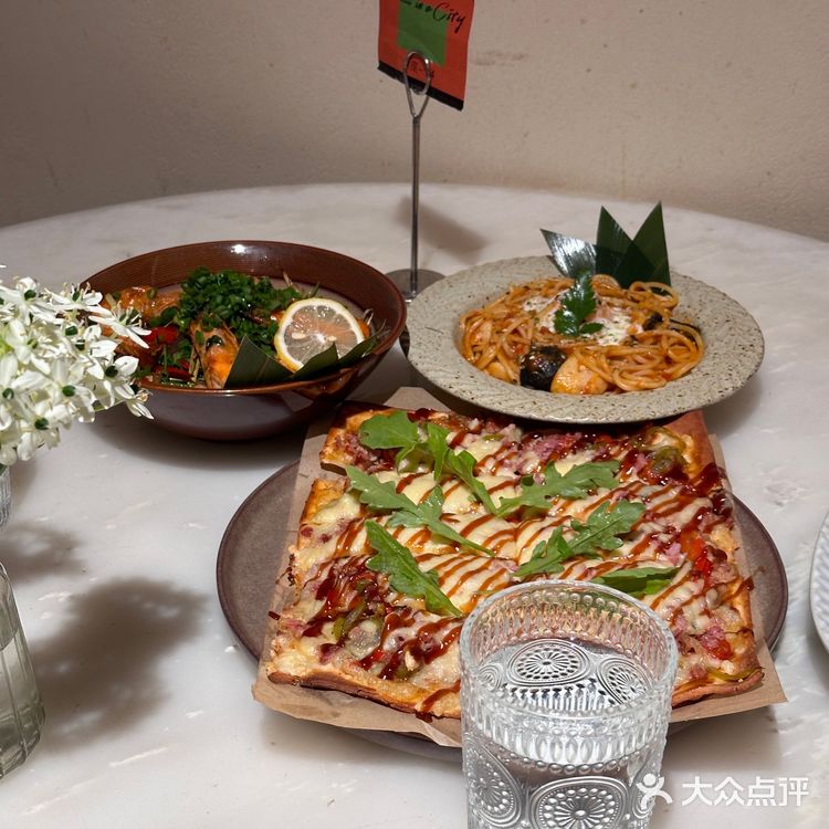 清新简约餐厅探店记