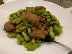 紫苏凉瓜炒牛肉-有璟阁港式餐厅(国贸商城店)
