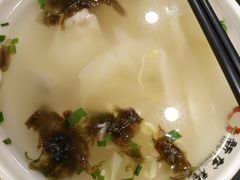 鲜肉小馄饨-新龍袍蟹黄汤包(南京东路店)