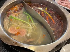 鸳鸯锅底-仁虎老火锅(黄泥磅店)