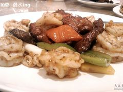 極品牛肉炒明蝦-上海小南国(国会店)
