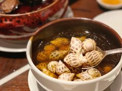古越陈酿煮花螺-杭州西子湖四季酒店·金沙厅