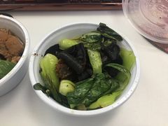 豆豉鲮鱼炒木耳油菜-花家怡园