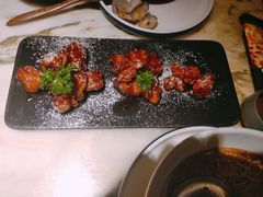 雪花糖醋里脊-绿茶餐厅(乐峰广场店)