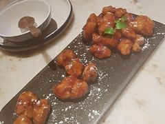 雪花糖醋里脊-绿茶餐厅(松江万达店)