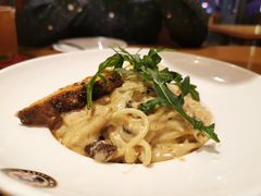 鲜野菌三文鱼意大利面-MR.ROCKY洛奇先生RESTAURANT&BAR(宝安壹方城店)