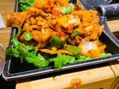 辣椒酱炒五花肉-冰川延边料理·炭烤串(原小木屋店)