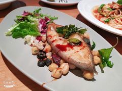 香煎鲽鱼配地中海绘豆-新贝乐意大利餐厅(苏州中心店)
