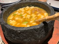 石锅鸡汤豆腐-绿茶餐厅(石家庄万象城店)