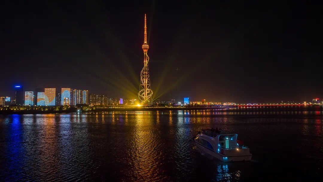 临沂书法广场夜景图片